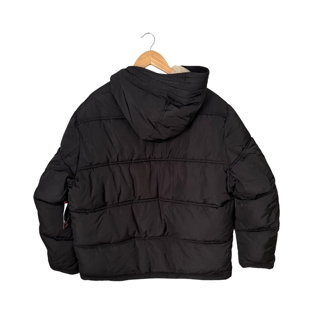 London Fog Black Winter Parka Coat NWT Size XL - Picture 6 of 11